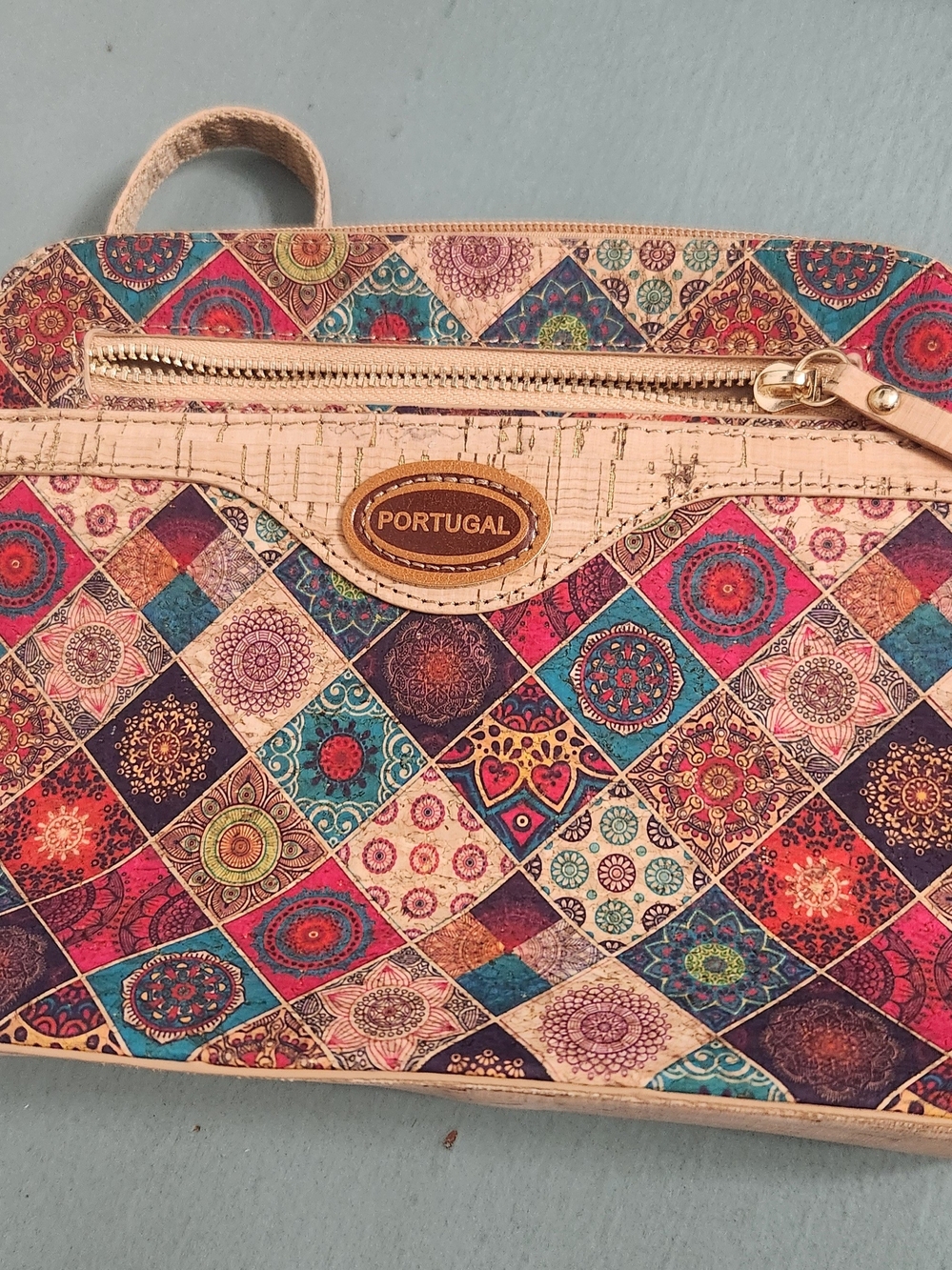 Portugal Mosaic Pattern Women's Cross Body Purse - Multicolor